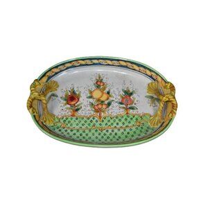 Magnificent Housewares International Ceramic Vintage Style Serving Platter